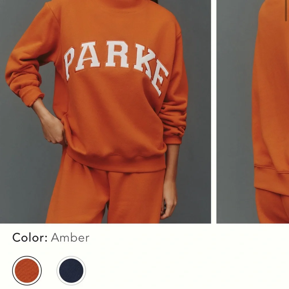 Back to school varsity mock neck by PARKE - Picture 4 of 4